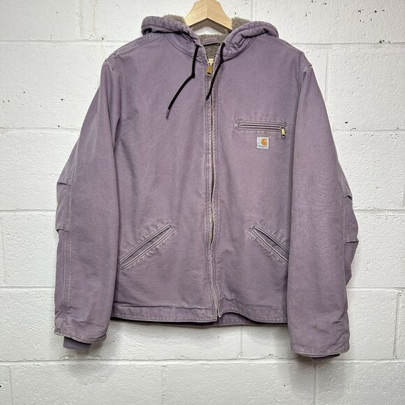Carhartt Jackets & Blazers - Carhartt Women’s Sherpa Jacket Hooded “Washed Purple” WJ141 563